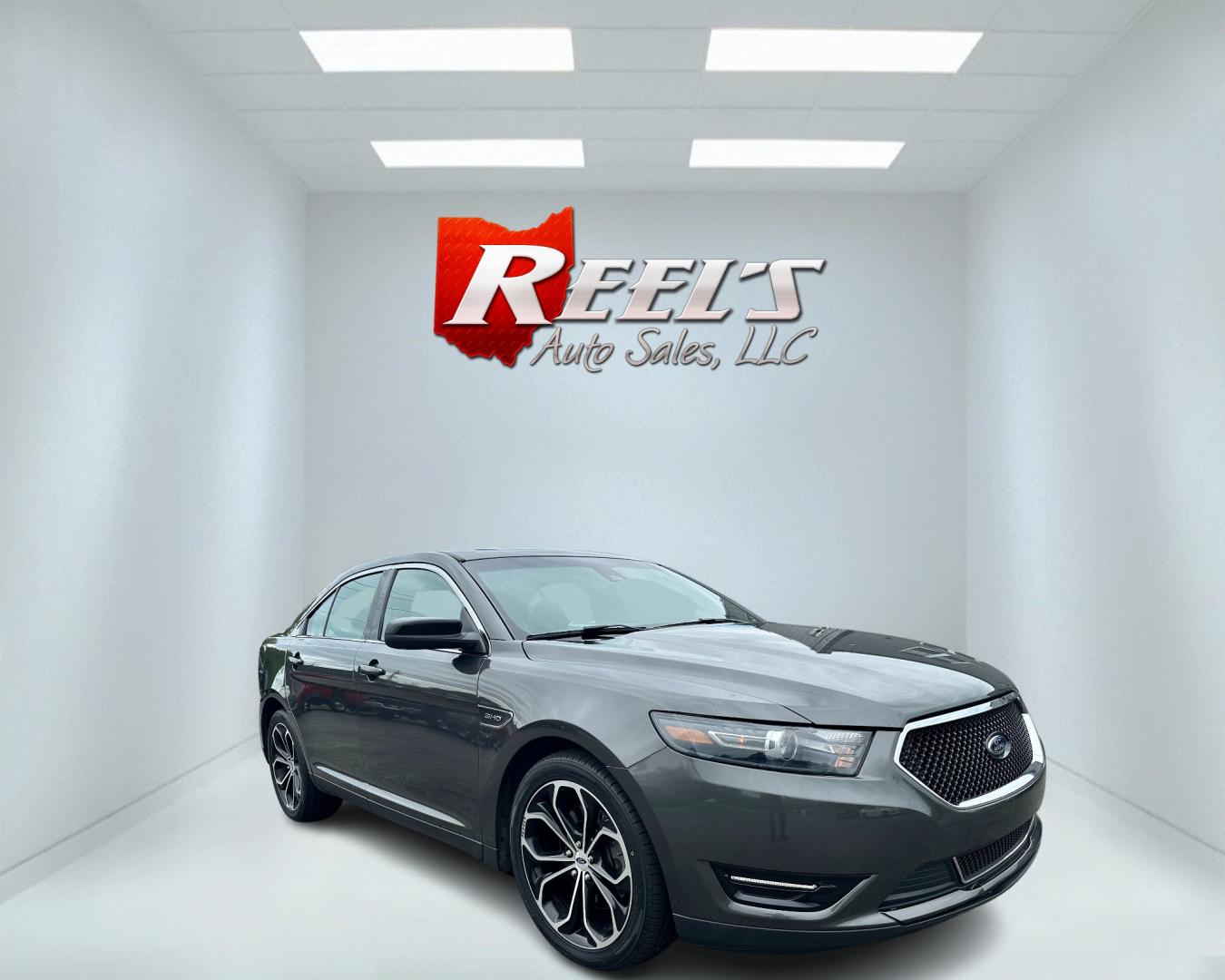 2019 Gray /Black Ford Taurus SHO AWD (1FAHP2KT0KG) with an 3.5L V6 DOHC 24V TWIN TURBO engine, 6-Speed Automatic transmission, located at 11115 Chardon Rd. , Chardon, OH, 44024, (440) 214-9705, 41.580246, -81.241943 - This 2019 Ford Taurus SHO AWD is a high-performance sedan that combines luxury and technology with its 3.5L twin-turbo EcoBoost V6 engine, producing 365 horsepower and 0-60 mph in just 5.2 seconds. The interior features heated and cooled front seats, blind spot monitoring, rear cross traffic alert, - Photo#2